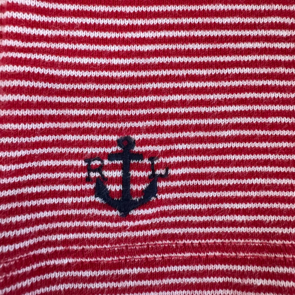 RALPH LAUREN Girls Red Striped Shirt Size 3T(PreLoved) - Picture 5 of 5